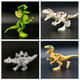 Toysvill Compatible Dinosaurs Mini Figures For Jurassic World Building Blocks Toys (Set Of 20 Pieces) With Moving Parts. T Rex, Dragon Sword, Pterodactyl, Tyrannical Dragon, Stygimoloch Et Al.