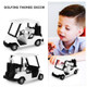 Toyvian 2Pcs Kids Mini Golf Cart Toy Golf Cart Cake Toppers Mini Diecast Alloy Golf Model Pullback Action Toy For Golfcart Birthday Decoration Golf Theme Party Supplies (White)