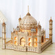 Uguter 3D Wooden Puzzle Architecture Building Taj Mahal Model Craft Stem Kit Led Light Diy Home Decoration Mother'S Day Birthday For Adults & Kids (Taj Mahal) Uguter 3D Wooden Puzzle Architecture Building Taj Mahal Model Craft Stem Kit Led Light Diy Home Decoration Mother'S Day Birthday For Adults & Kids (Taj Mahal)