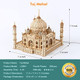 Uguter 3D Wooden Puzzle Architecture Building Taj Mahal Model Craft Stem Kit Led Light Diy Home Decoration Mother'S Day Birthday For Adults & Kids (Taj Mahal) Uguter 3D Wooden Puzzle Architecture Building Taj Mahal Model Craft Stem Kit Led Light Diy Home Decoration Mother'S Day Birthday For Adults & Kids (Taj Mahal)