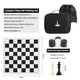 Unimoly Chess Set 20" Portable Chess & Checkers Set, Foldable Silicone Chessboard Game With Plastic Weighted Chess Pieces & Storage Bag, 2 In 1 Travel Board Games For Kids And Adults Unimoly Chess Set 20" Portable Chess & Checkers Set, Foldable Silicone Chessboard Game With Plastic Weighted Chess Pieces & Storage Bag, 2 In 1 Travel Board Games For Kids And Adults