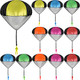 Vinsot Vinsot 36 Pieces Army Parachute Toy Parachute Flying Toys Action Figures Toy Hand Throwing Army Men Toy Figures No Battery Throwing Toys For Present Teens Boys Outdoor Games (Solid Color Style) Vinsot Vinsot 36 Pieces Army Parachute Toy Parachute Flying Toys Action Figures Toy Hand Throwing Army Men Toy Figures No Battery Throwing Toys For Present Teens Boys Outdoor Games (Solid Color Style)
