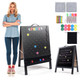 Wfunrite Prize Drop Game Board, 21"X30" Double-Sided Foldable Design With Wooden A-Frame Chalkboard Sign For Family, Carnival, Trade Show & Party - Includes 10 Coin Drop Discs And Chalk Set, Portable Design