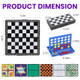 Winstem 8-In-1 Mini Travel Board Games Set, Magnetic Checkers Game With Folding Magnet Board, 4 In A Row Game, 5.2'' Compact Design Ideal For Family/Road Trip/Travel/Camping Party, Included Storage Bag