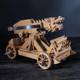 Yaqumw Mini Dragon Ballista Ancient Missile Launcher Usa Three Kingdoms Chariot Wooden Catapult Diy 3D Puzzles Model Kits Stem Projects Tabletop Toys