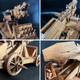 Yaqumw Mini Dragon Ballista Ancient Missile Launcher Usa Three Kingdoms Chariot Wooden Catapult Diy 3D Puzzles Model Kits Stem Projects Tabletop Toys