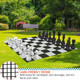 Yuxung 7.97.9Ft Giant Chess Board, Chess Not Included, Plastic Giant Mat For Outdoor Yard Lawn Games, Compatible With 25 Inch 37 Inch 49 Inch Chess Sets And 10 Inch Checkers
