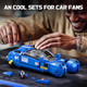 Ziqilighting Police Spinner Car Building Set With Stand, Sports Car Blocks Toy, Compatible With Lego, Play And Display Car Building Kit, Ideals S For Fans, Teens And Adults, Ages 12+ (988Pcs)
