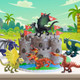 Zwliychn Dragon Toy Figures Cake Topper 6Pcs Ancient Realistic Dragon Figurines Mini Dragon Toys Action Figurine Flying Dragon Statue In Assorted Colors And Styles Kids Toys Birthday Party Decorations