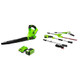 Greenworks 40V Leaf Blower and Pole Saw Combo Kit,2.0Ah Battery and Charger Included Greenworks 40V Leaf Blower and Pole Saw Combo Kit,2.0Ah Battery and Charger Included