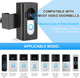 Anti-Theft Video Doorbell Mount Compatible with Ring/Blink Wireless Camera Doorbell, Adjustable Angle Mount No-Drill Battery Doorbell Bracket Accessories for Houses, Apartments, Businesses Anti-Theft Video Doorbell Mount Compatible with Ring/Blink Wireless Camera Doorbell, Adjustable Angle Mount No-Drill Battery Doorbell Bracket Accessories for Houses, Apartments, Businesses