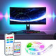 Bason Lighting Tv Led Backlight With Bluetooth App And Remote Control 9.8Ft Led Lights For Tv 32-58Inch Usb Powered Color Changing Light With Music Sync Timing For Game Room Bedroom Decor. Bason Lighting Tv Led Backlight With Bluetooth App And Remote Control 9.8Ft Led Lights For Tv 32-58Inch Usb Powered Color Changing Light With Music Sync Timing For Game Room Bedroom Decor.