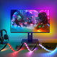 Bruwaa Monitor Backlight For Pc 5.5Ft Led Strip Sync To 27 Inch Screen Gaming Lights For Monitors With Color Matching Lighting For Games/Movies/Music Bruwaa Monitor Backlight For Pc 5.5Ft Led Strip Sync To 27 Inch Screen Gaming Lights For Monitors With Color Matching Lighting For Games/Movies/Music