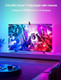 Cciland Tv Led Backlight With Camera For 55-65 Inch Screens 13Ft Led Strip Lights Sync To Screen & Music Rgb Built In Chip Strip Lights Color Changing Smart App Control Usb Power