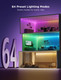 Govee Rgbic String Downlights Smart Led String Lights Works With Alexa Color Changing Indoor Wall Light Fixture For Party Music Sync 9.8Ft With 15 Leds White Govee Rgbic String Downlights Smart Led String Lights Works With Alexa Color Changing Indoor Wall Light Fixture For Party Music Sync 9.8Ft With 15 Leds White