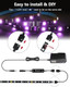 Hitlights Led Strip Lights 3 Pre-Cut 12Inch/36Inch Led Light Strip Flexible Color Changing 5050 Led Accent Kit With Rf Remote Power Supply And Connectors For Tv Home Diy Decoration Hitlights Led Strip Lights 3 Pre-Cut 12Inch/36Inch Led Light Strip Flexible Color Changing 5050 Led Accent Kit With Rf Remote Power Supply And Connectors For Tv Home Diy Decoration