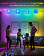 Keiurot Led Strip Lights 4 Pre-Cut Rgb Led Light Strip With App & Remote Control Multi-Color Music Sync Changing Strip Lights For Cabinets Shelf Closets Tv Backlight Kitchen Bedroom With Power Adapter Keiurot Led Strip Lights 4 Pre-Cut Rgb Led Light Strip With App & Remote Control Multi-Color Music Sync Changing Strip Lights For Cabinets Shelf Closets Tv Backlight Kitchen Bedroom With Power Adapter