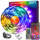 Ksipze 100Ft Led Strip Lights Rgb Music Sync Color Changing Bluetooth Led Lights With Smart App Control Remote Led Lights For Bedroom Room Lighting Flexible Home Décor Ksipze 100Ft Led Strip Lights Rgb Music Sync Color Changing Bluetooth Led Lights With Smart App Control Remote Led Lights For Bedroom Room Lighting Flexible Home Décor