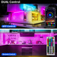 Ksipze 100Ft Led Strip Lights Rgb Music Sync Color Changing Bluetooth Led Lights With Smart App Control Remote Led Lights For Bedroom Room Lighting Flexible Home Décor Ksipze 100Ft Led Strip Lights Rgb Music Sync Color Changing Bluetooth Led Lights With Smart App Control Remote Led Lights For Bedroom Room Lighting Flexible Home Décor