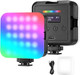 Neewer Magnetic Rgb Camera Light 360° Full Color Rgb61 Small Led Panel Video Light With 3 Cold Shoe Mounts/Cri 97+/20 Scene Modes/2500K-8500K/2000Mah Portable Recording Photography Selfie Lighting Neewer Magnetic Rgb Camera Light 360° Full Color Rgb61 Small Led Panel Video Light With 3 Cold Shoe Mounts/Cri 97+/20 Scene Modes/2500K-8500K/2000Mah Portable Recording Photography Selfie Lighting