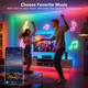 Pangton Villa Led Lights For Tv Led Backlight16.4Ft Rgb Smart Led Strip Lights For 65-75In Tv Bluetooth App & Remote Control Music Sync & Multi-Scene Modes-Usb Powered Led Lights For Bedroom/Gaming Pangton Villa Led Lights For Tv Led Backlight16.4Ft Rgb Smart Led Strip Lights For 65-75In Tv Bluetooth App & Remote Control Music Sync & Multi-Scene Modes-Usb Powered Led Lights For Bedroom/Gaming