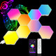 Yeyizu 8 Pack Hexagon Lights For Wall Led That Sync With Music App & Remote Controls Hex Lights Rgb Led Wall Panels For Tv Bedroom Living Room Game Room Decor Yeyizu 8 Pack Hexagon Lights For Wall Led That Sync With Music App & Remote Controls Hex Lights Rgb Led Wall Panels For Tv Bedroom Living Room Game Room Decor