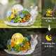 Afirst Solar Garden Snail Statues With Succulent Outdoor Resin Figurine Solar Lights Statue Decorations For Lawn Patio Balcony Yard Ornament