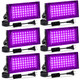 Akpgf 4 Pack 50W Black Light Led Blacklight Flood Light With Us Plug And Switch Black Lights For Glow Partyhalloweenbody Paintingbirthday Partyfluorescent Painting And Fluorescent Tapestry