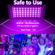 Akpgf 4 Pack 50W Black Light Led Blacklight Flood Light With Us Plug And Switch Black Lights For Glow Partyhalloweenbody Paintingbirthday Partyfluorescent Painting And Fluorescent Tapestry