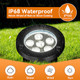 Aoaxl 6W Led Landscape Lights 120V Well Lights Ip68 Waterproof 5500K Cool White Outdoor In-Ground Lights For Yard Garden Patio Pathway 12 Pack