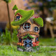 Asawasa Flocked Mushroom Fairy Garden House With Solar Lightfunny Statue Sculptures For Garden Decorexquisite Cottage Figurines For Patio Lawn Yard  Decoration