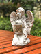 Bo-Toys Solar Powered Fairy Angel With Wings And Solar Glowing Jar Led Garden Light Decor