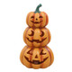 Cabilock Halloween Pumpkin Lantern Glowing Pumpkin Ornaments Halloween Decor Resin Jack O Lantern With Led Light Multi-Color For Indoor Seasonal Decorations And Party Ambiance