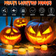 Cadrim Halloween Pumpkin Lights With Remote Control And Timers Rgbw Color Changing Battery Operated Lights For Christmas Decorations (2Pcs)