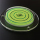 Caterpillar Red Acrylic Large Flanged Circular Angle Spirit Bubble Degree Level (Green Liquid) 100Mm Diameter 4" With Degree Marking- Surface Level Bulls Eye Bullseye Round