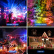 Changm Rgb Outdoor Led Flood Light 50W Color Changing Floodlights Spotlights Landscape Lighting Fixture Waterproof Landscaping Spot Light For Yard Garden Driveway Pathway Garden Ip66 Waterproof (4 Pack)
