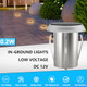 Cislan Outdoor In Ground Led Well Lights Warm White Φ1.36In Low Voltage 12V Dc In-Ground Lights Ip67 Waterproof Landscape Lighting For Yard Floor Pathway Driveway Deck Step 8 Pack