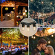 Clsetaic Shatterproof Led String Lights Waterproof Warm White 2200K 70Lm E26 Base - 15 Pack