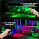 Cozitech Christmas Spotlights Outdoor: Rgbw Led Landscape Lighting Remote Control 16 Color Changing Spot Light For Yard Plug In 120V Waterproof Outside House Garden Patio Lawn Tree Halloween Décor 4 Pack