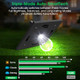 Cozy-Pavilion 2 Pack Solar Lamp Post Light 40 Inch Long Lasting Solar Pole Lights All Night 30 Lm Led 6000K Cool White Light Ip45 Waterproof Glass Outdoor Decorative Lights For Garden Patio Backyard