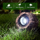 Dgscak Solar Powered Outdoor Lights(2Pcs) Solar Rock Lights Super Bright Solar Spot Garden Light Ip65 Waterproof Spotlight Outdoor Rock Light For Garden Yard Walkway Pathway Patio