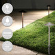 Doluck Lighting 3W Led Landscape Lights Landscape Lighting Low Voltage Outdoor Pathway Lighting Replaceable Led Bulb 3000K Aluminum Housing With Abs Ground Stake For Yard Patio Driveway Bronze Pack Of 6