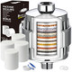 Dwavele Shower Filter 20 Stage Shower Head Filter For Hard Water With 2 Cartridges High Output Shower Water Filter To Remove Chlorine Fluoride And Other Impurities Improves Skin Condition Protects Hair