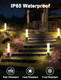 Ellasay Low Voltage Landscape Lights: 12-Pack 6W 3000K Led Waterproof Ip65 For Outdoor Garden Pathway/Walkway/Driveway - 12-24V Wired Easy To Install