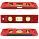 Frogwow 3 Pcs Magnetic Torpedo Level 6 Inch 45°/90°/180° Bubbles Shock Resistant Magnetic Level Tool For Measuring