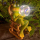 Funoasis Garden Outdoor Frog With Solar Powered Lamp Unique S For Mom Outside Decor For Lawn Balcony Home Ornaments