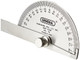 General Tools 18 Round Head Stainless Steel Angle Protractor 0 To 180 Degrees 6-Inch Arm