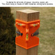 Gind Post Leveler Tool Strong Magnetic Fence Post Level Meter Abs For Pipe