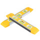 Hakzeon 6 Pcs 9 Inch Yellow Magnetic Torpedo Level Magnetic Box Level Torpedo Level 45/90/180 Degree Measurements Shock Resistant Torpedo Levels