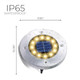 Houseofled Illuminating Dreams Houseofled Solar Ground Lights 12 Packs Waterproof 12 Led Solar Garden Lights In-Ground Outdoor Landscape Lighting For Patiolawnyardpathwaypatiowalkway(Warm Light)